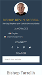Mobile Screenshot of bishopkevinfarrell.org