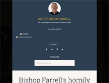 Tablet Screenshot of bishopkevinfarrell.org